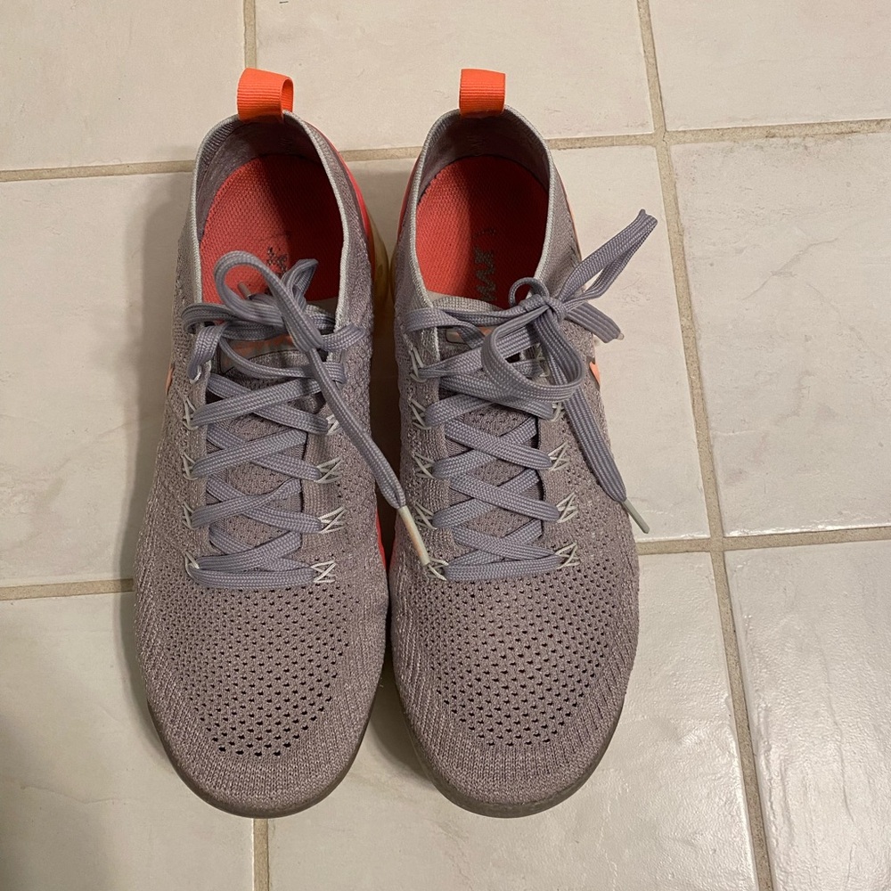 Women’s Gray and Pink/Orange Sneakers